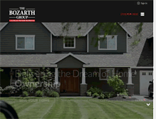 Tablet Screenshot of bozarthhomes.com
